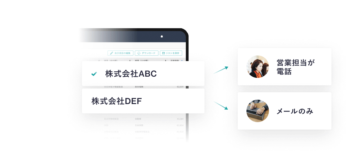 ご活用例 .01 アプローチの優先度づけに
