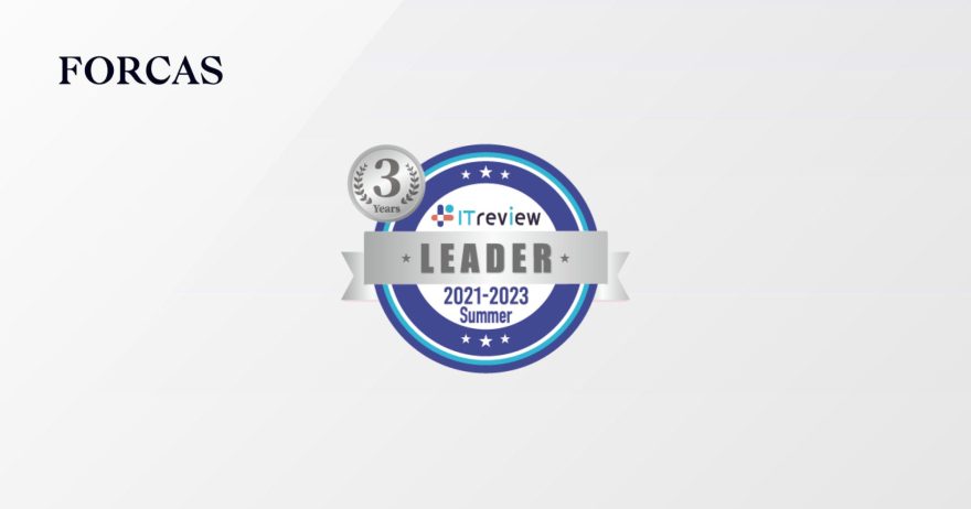 FORCAS、ITreview Grid Award 2023 Summer「ABM」「企業データベース」「セールスイネーブルメント」の3部門でLeaderを受賞